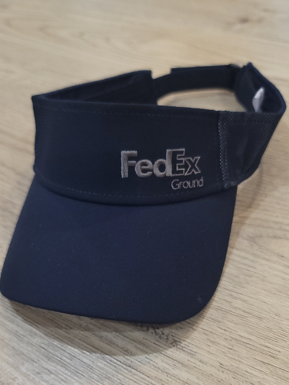 FedEx Ground Navy Visor Cap Hat Adjustable